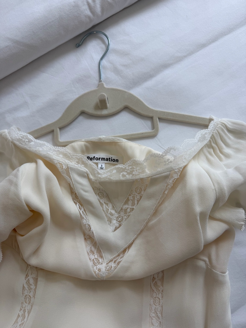 Reformation Lace-Trim Dress - Women - Picture 5 of 5